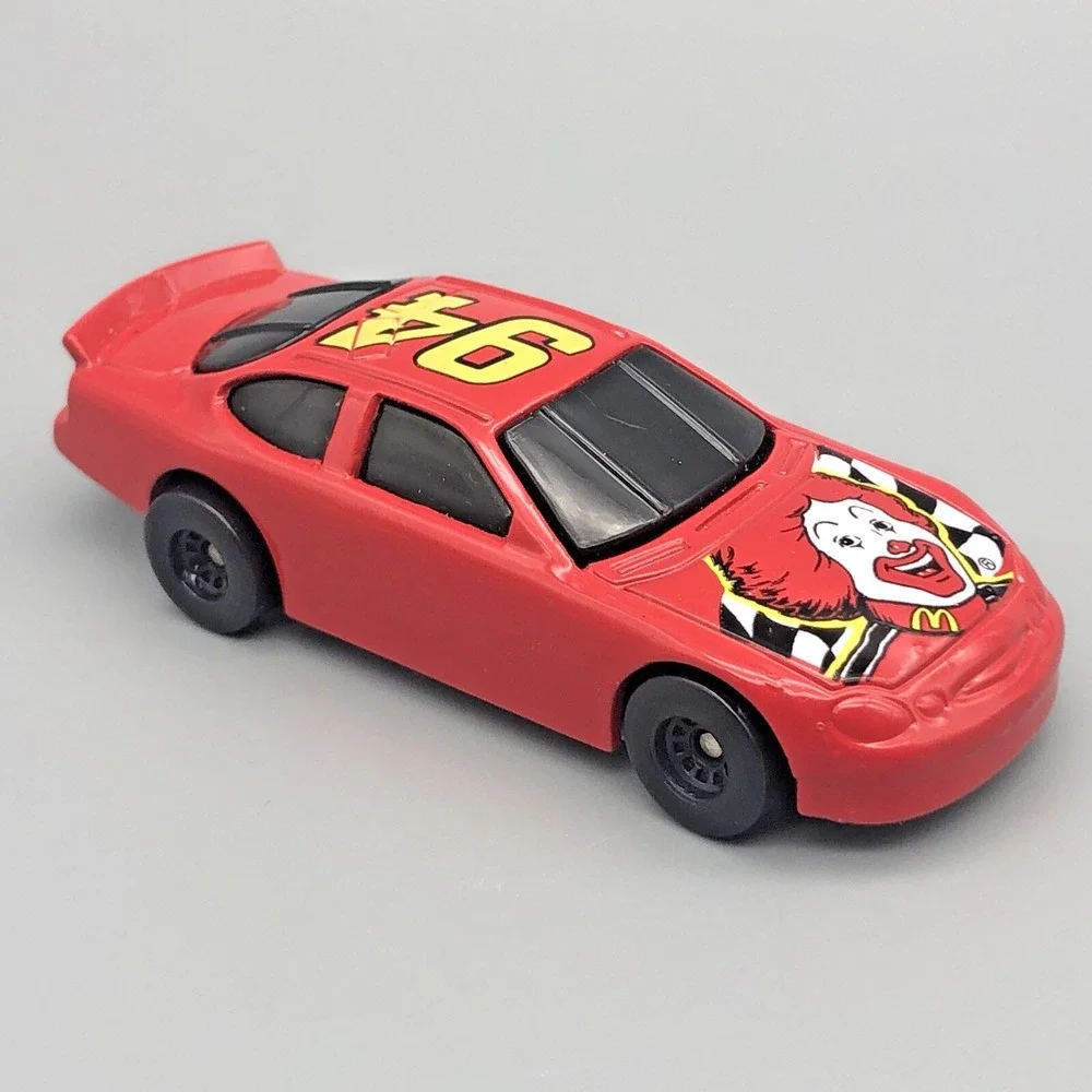 Hot Wheels 1998 McDonald's Taurus Race Car #94 w/ Sticker Sheet Red Diecast 1/64